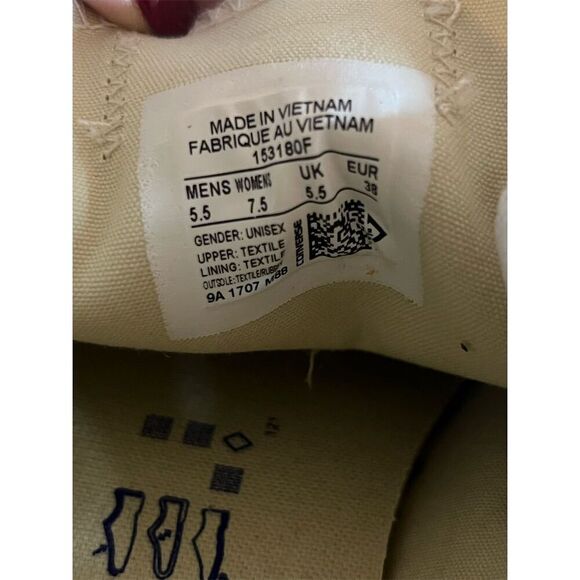 Converse Chuck Taylor All Star Women's Silver Low Top Sneakers Size 7.5 - Picture 14 of 14